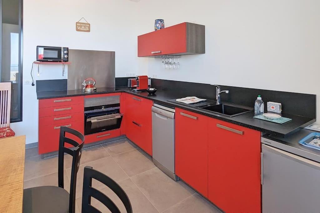 Appartement Pour 3 Personnes Sur La Plage Les Pieds Dans Leau Plonévez-Porzay Extérieur photo