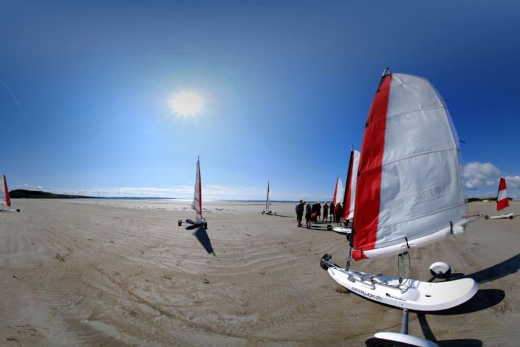 Appartement Pour 3 Personnes Sur La Plage Les Pieds Dans Leau Plonévez-Porzay Extérieur photo