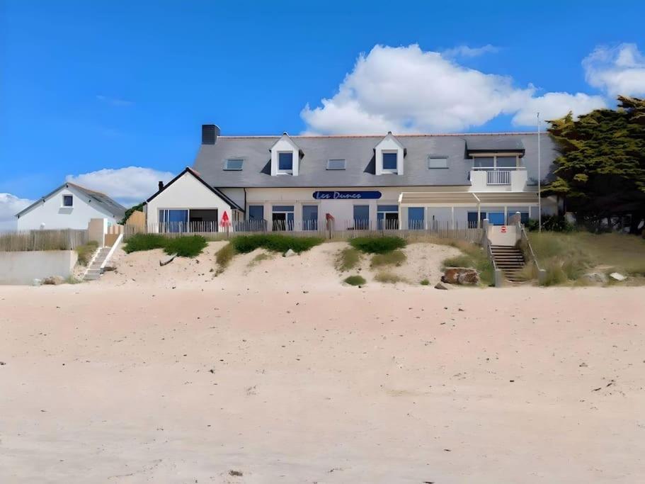 Appartement Pour 3 Personnes Sur La Plage Les Pieds Dans Leau Plonévez-Porzay Extérieur photo