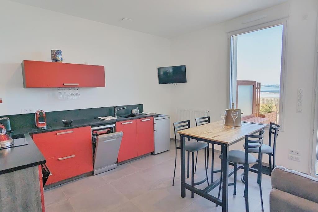 Appartement Pour 3 Personnes Sur La Plage Les Pieds Dans Leau Plonévez-Porzay Extérieur photo